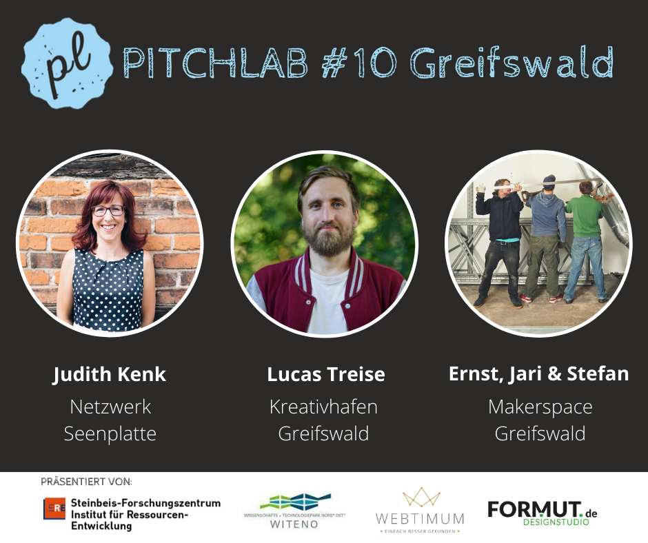 PitchLab in Greifswald am 13.11.2019 - Moderation Katja Wolter